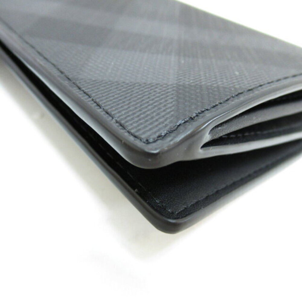 Burberry Zip Gray Long Leather Wallet Bifold - Picture 10 of 10